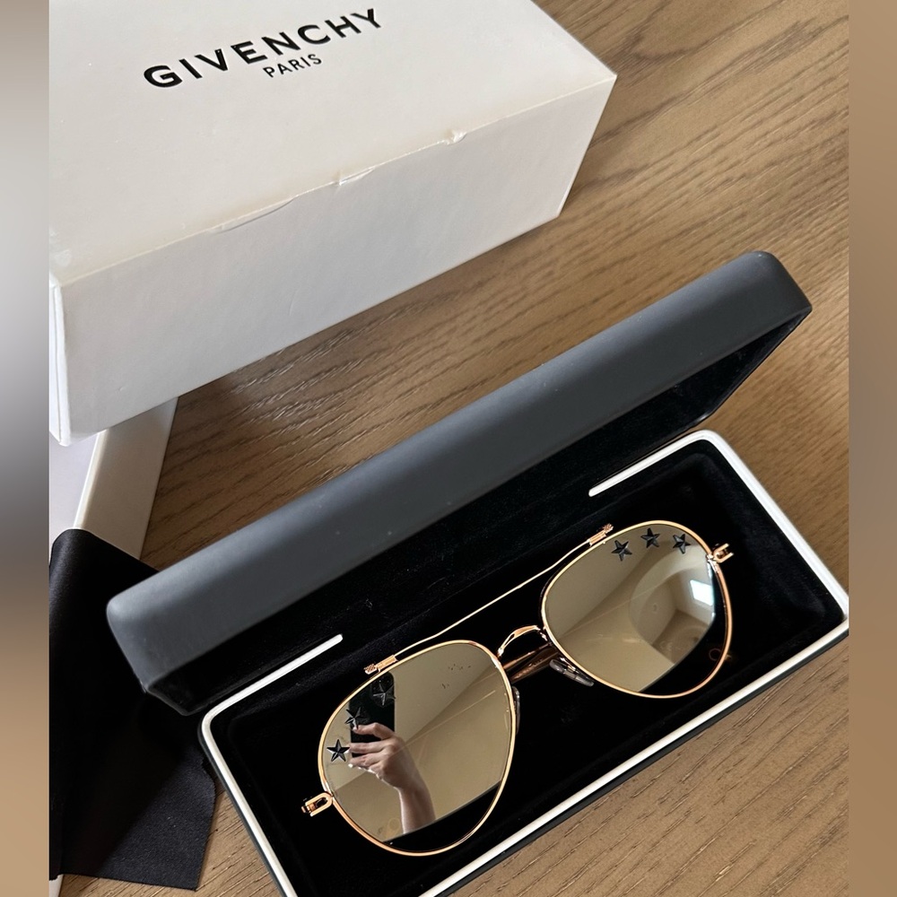 Givenchy stars aviator unisex gv7057/s 58 mm sunglasses